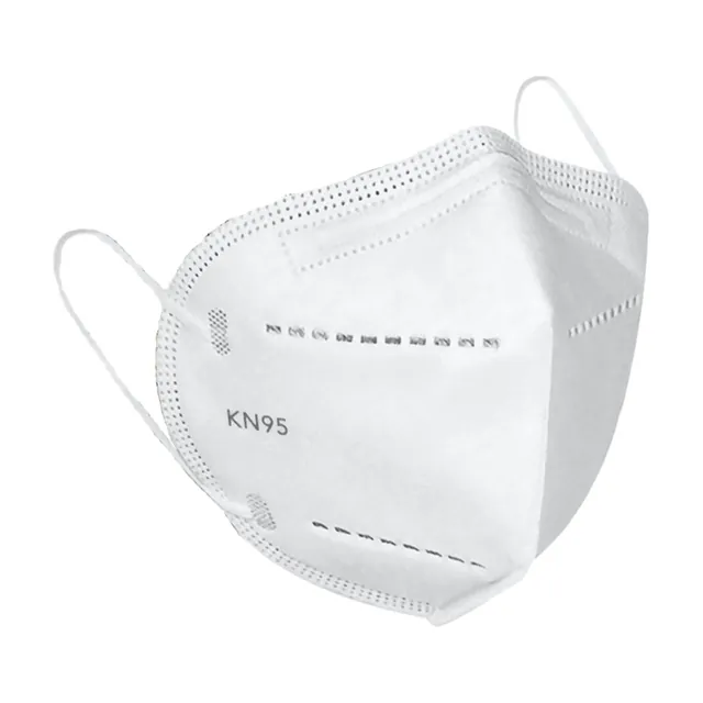 White KN95 respirator